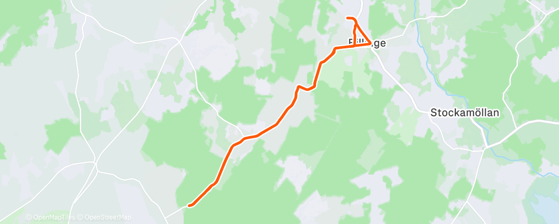 Карта физической активности (Afternoon Run)