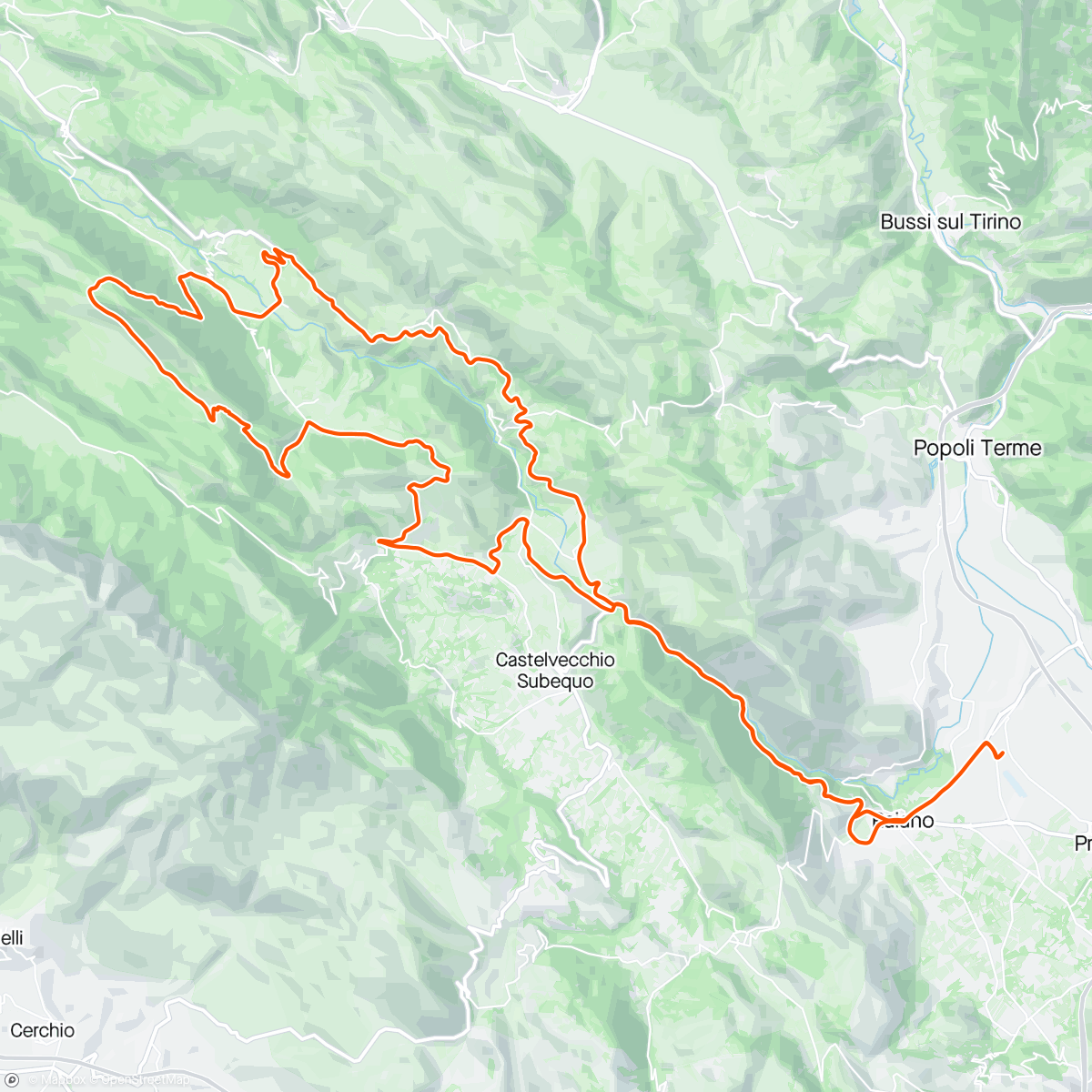 アクティビティ「Pagliare di Tione 💫」の地図