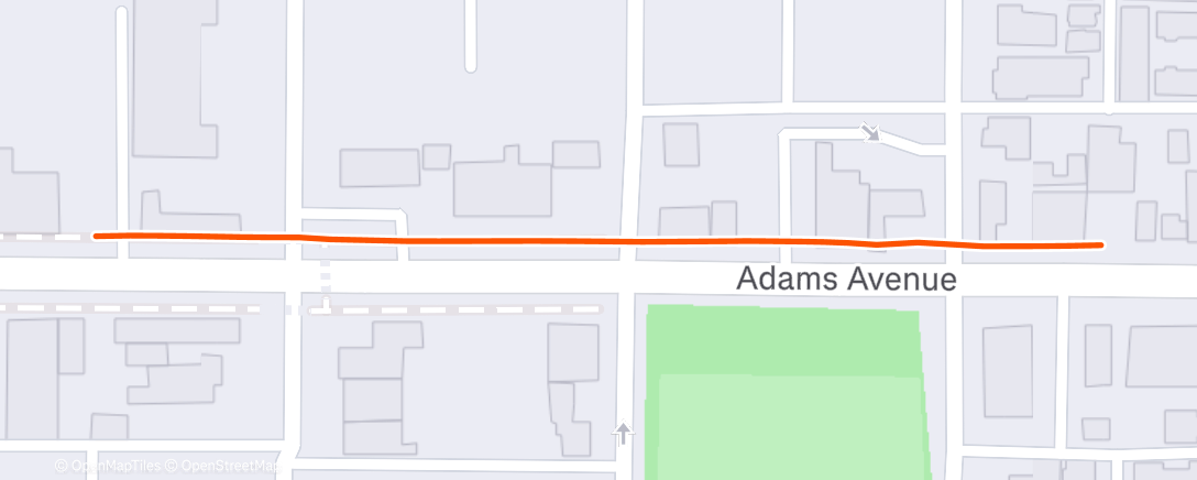 Map of the activity, Afternoon Walk