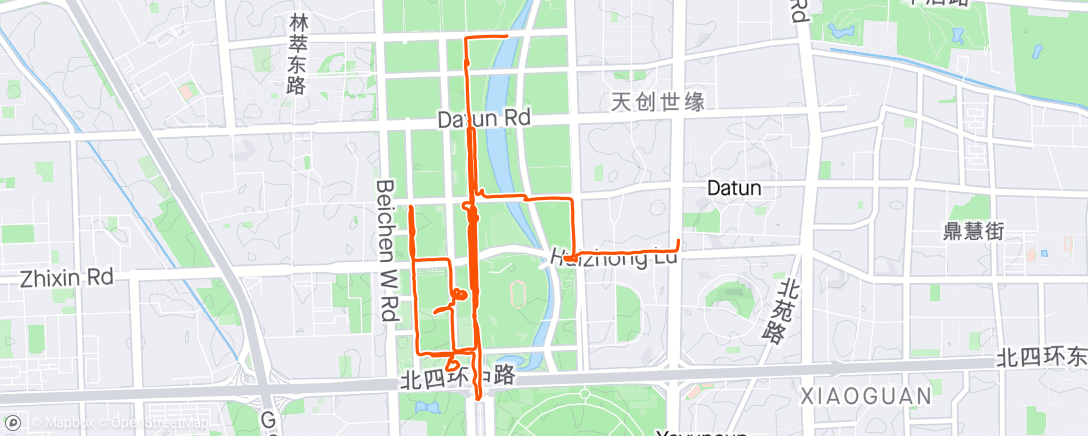 Karte der Aktivität „Beijing Skating”