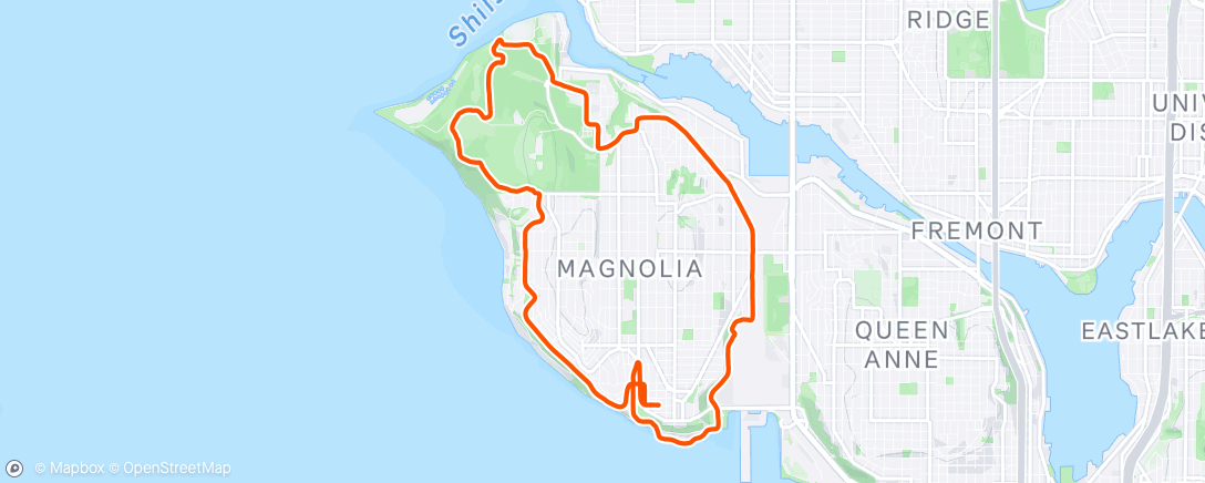 Map of the activity, Brothers tour de Magnolia