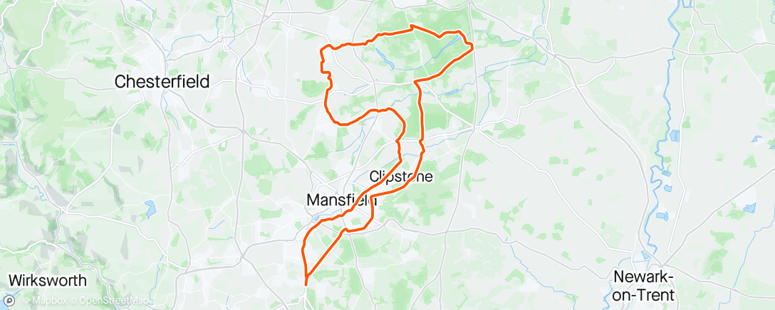 Map of the activity, MRC gravel red