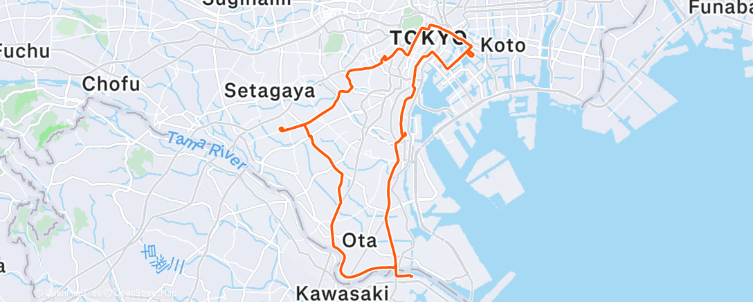 Map of the activity, 川崎