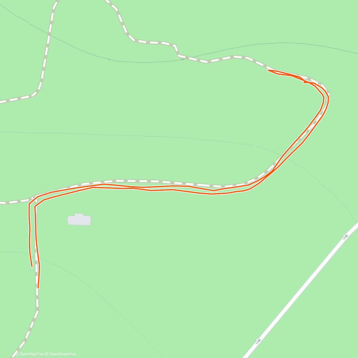 Map of the activity, Morning Walk