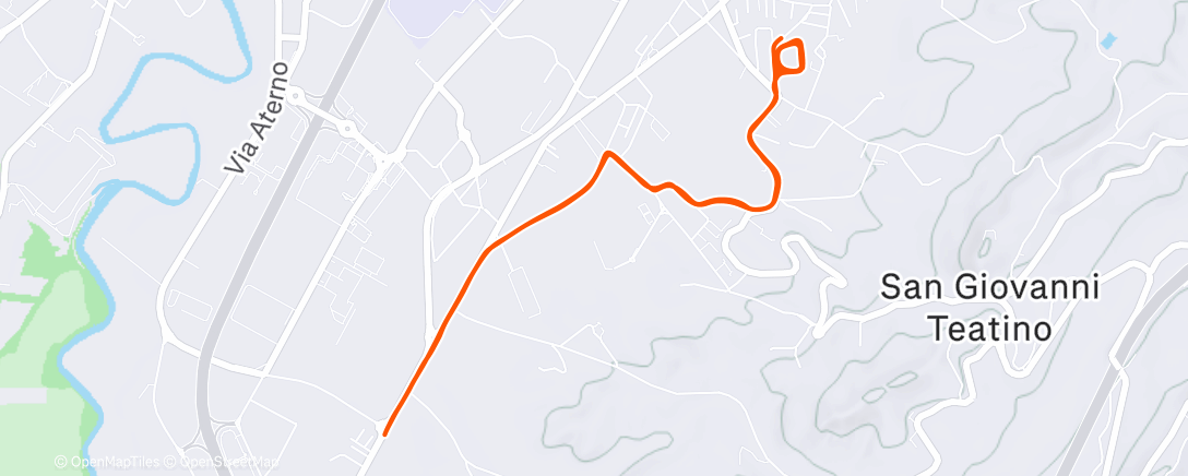 Карта физической активности (Corsa dell'ora di pranzo)