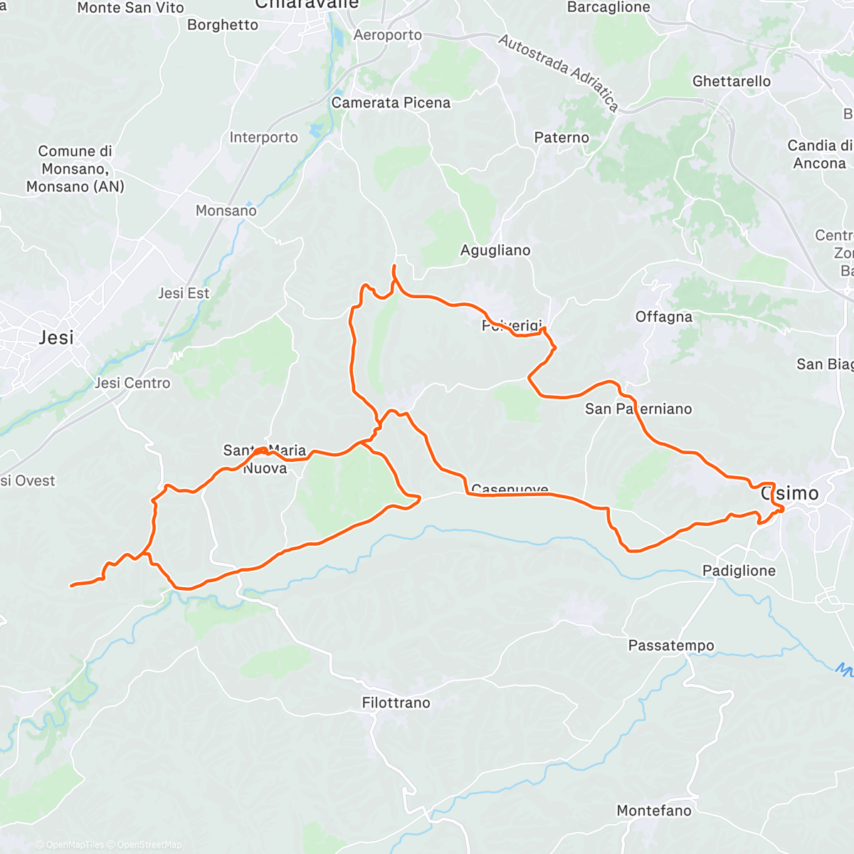 Карта физической активности (Ganga..via!)