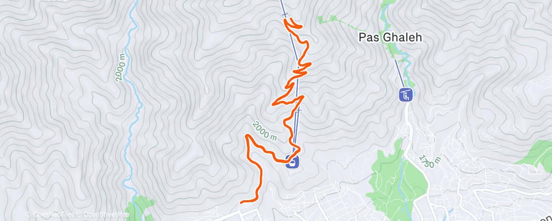 Map of the activity, Morning Trail Run
