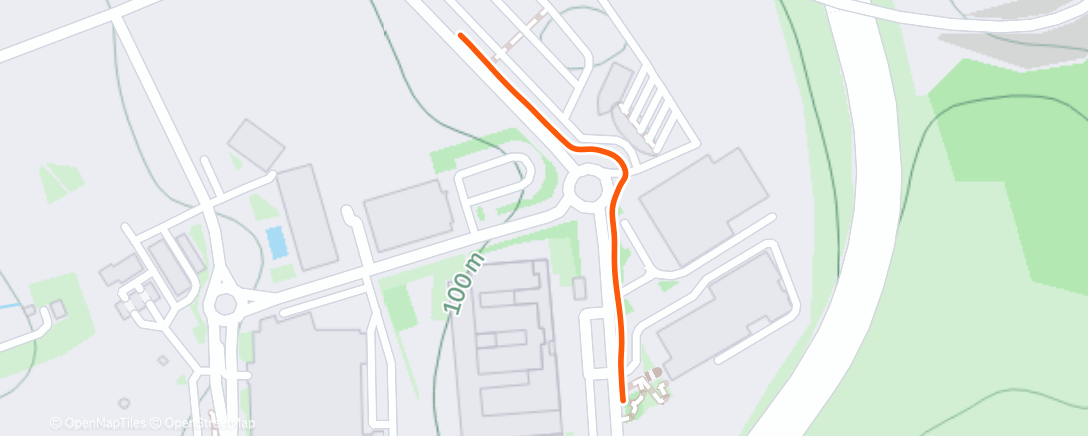 Map of the activity, Gym warm up