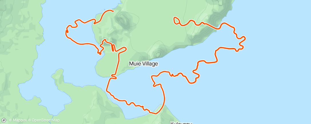 Map of the activity, ouchie from Thursday still