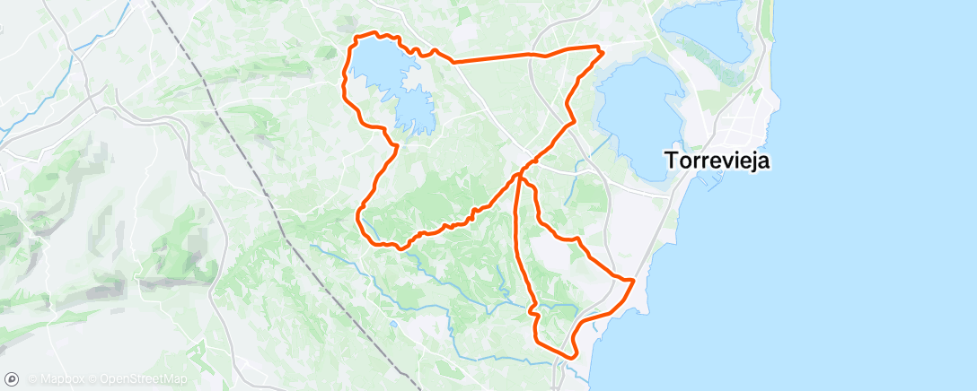Map of the activity, Not too sweet last day - on Thomas wheel💨. anaerob over Rebates 😆 - Sweetspot on all hills. Short sprint at the end.