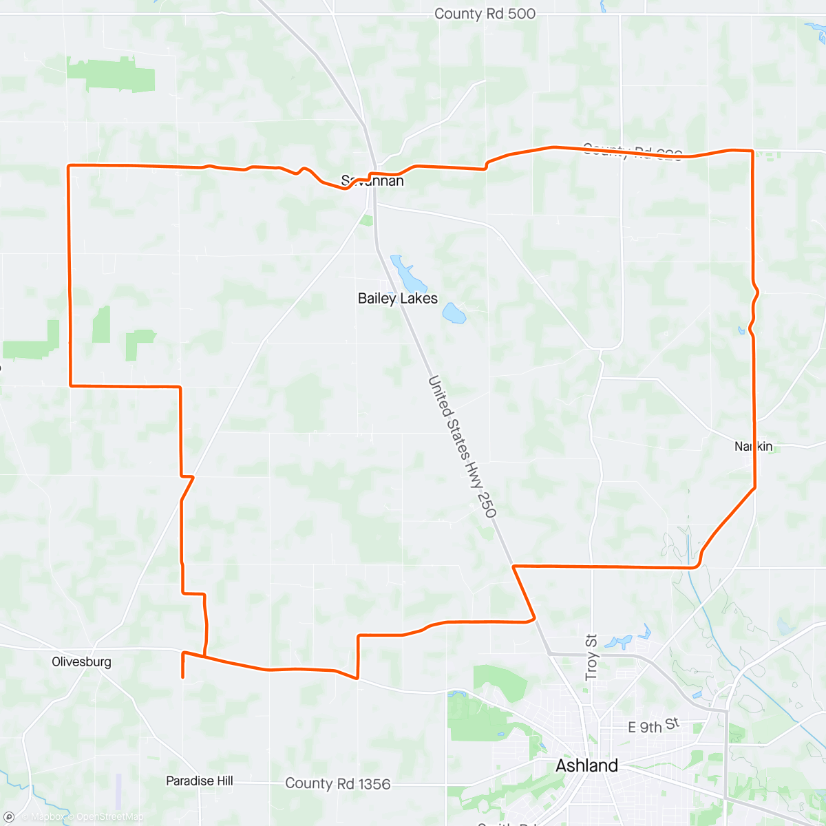 Map of the activity, Overall, an enjoyable ride!