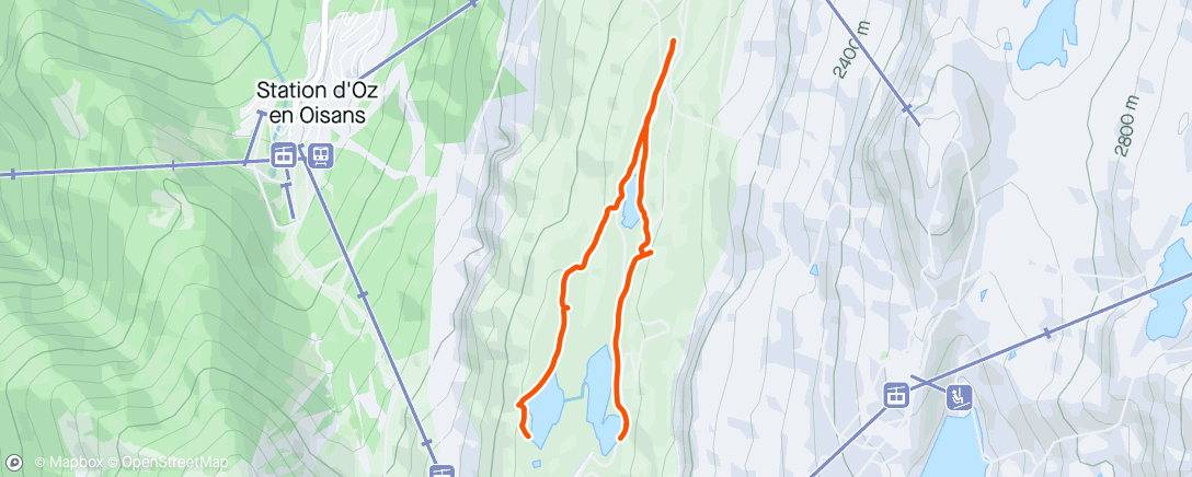 Mapa de la actividad (Randonnée le matin)