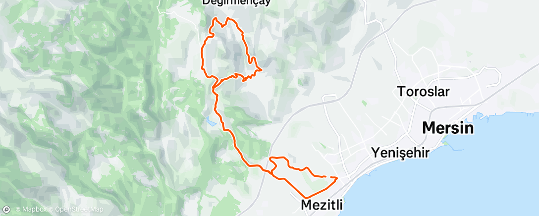 Map of the activity, Morning Ride