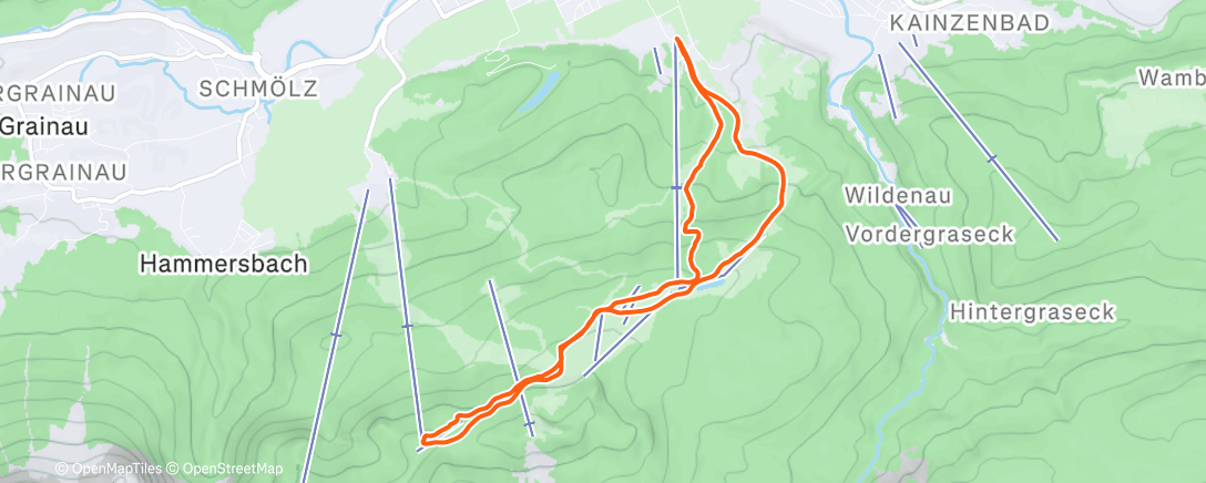 Карта физической активности (Kreuzeck)