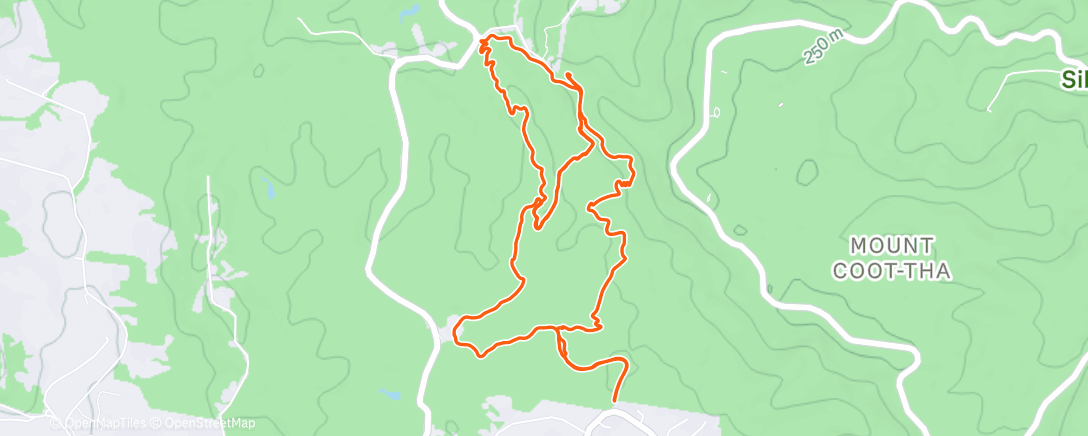 Map of the activity, Afternoon Mountain Bike Ride