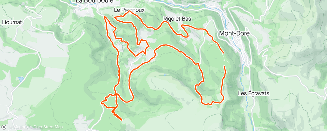 Map of the activity, Réunion du dimanche