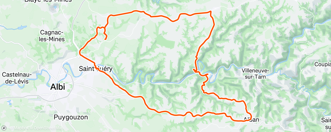 Carte de l'activité