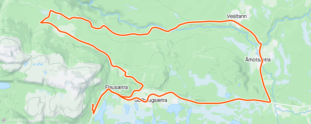 Map of the activity, Bakliarunde tempo