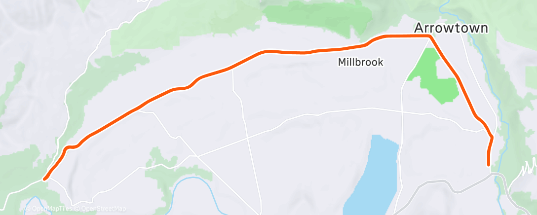 Map of the activity, Morning Ride