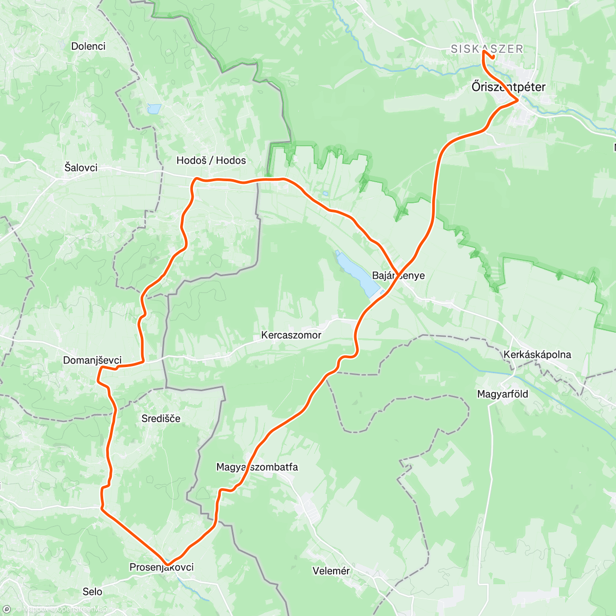 Map of the activity, Esti műszak