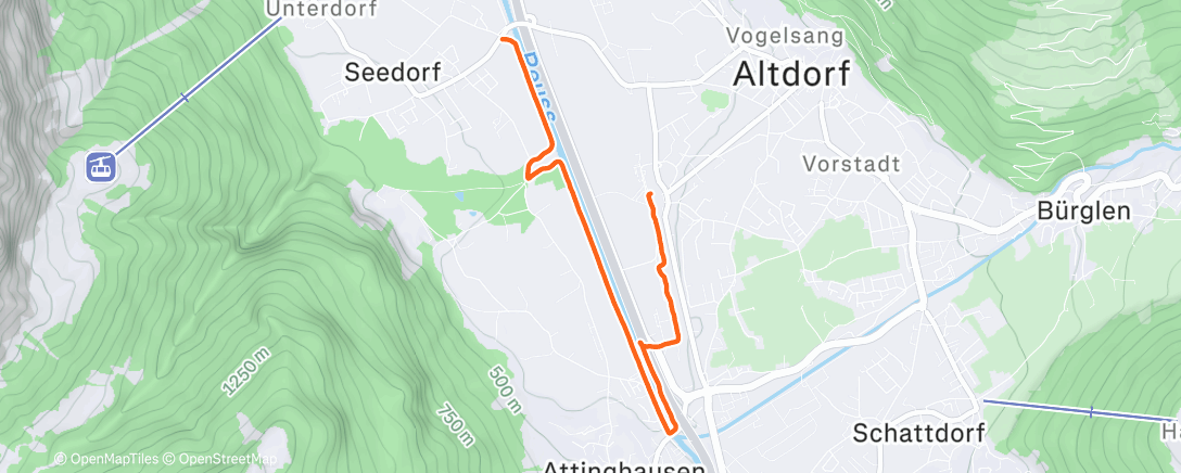 Карта физической активности (Dog Walk)