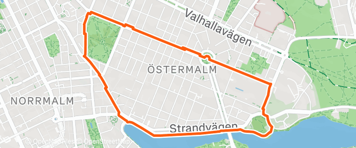 Karta över rutten