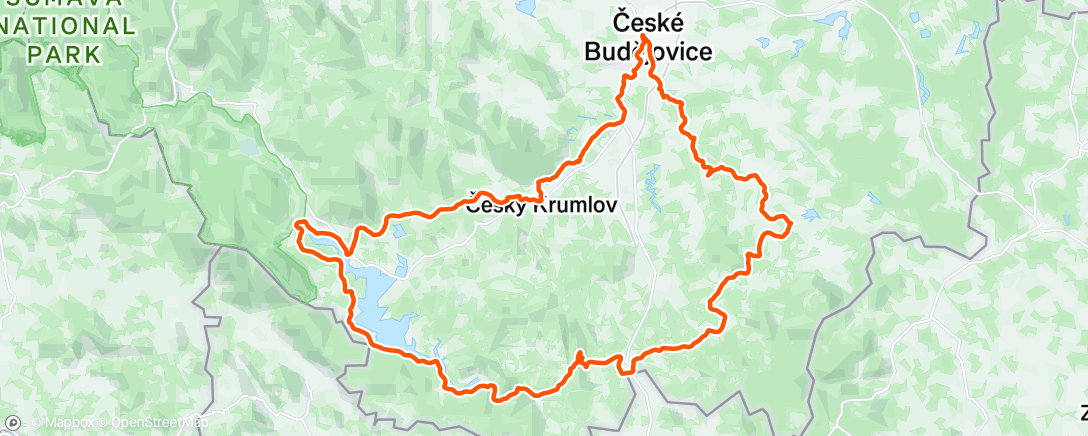 Map of the activity, Morning Gravel Ride