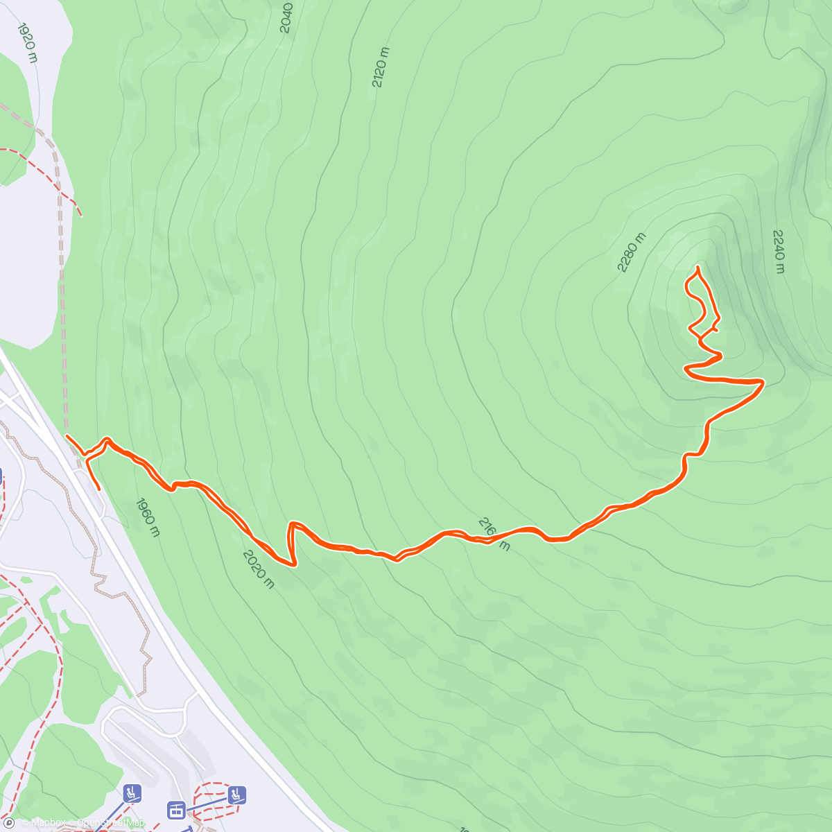 Mapa da atividade, Tumalo