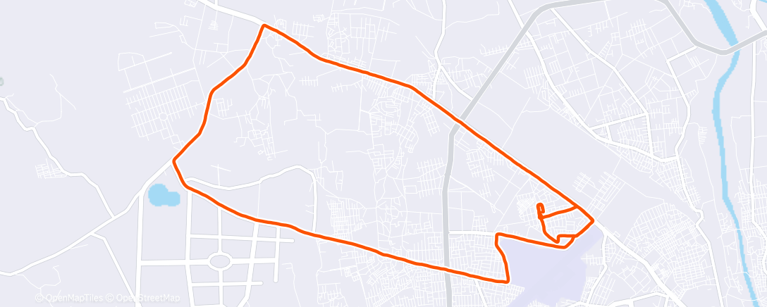 Map of the activity, Afternoon Ride