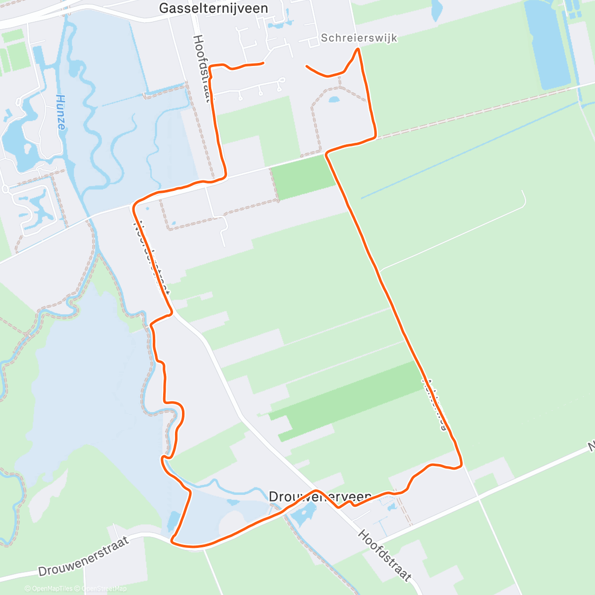 Map of the activity, 🎅🎄loopje met der Codymeister 🐶