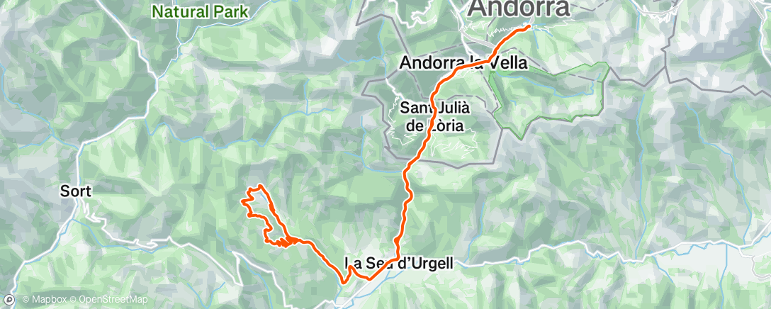 Map of the activity, Morning Ride