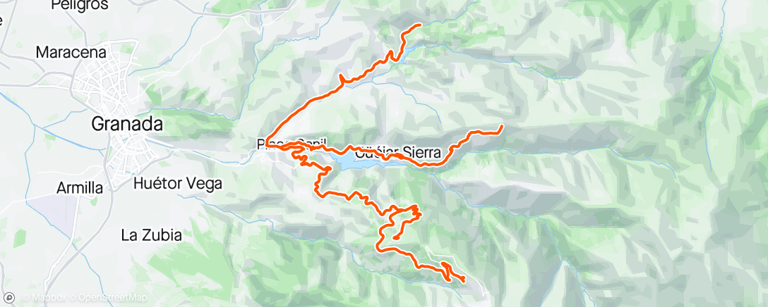 Map of the activity, Sierra #4
