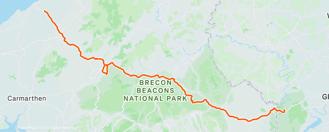 Карта физической активности (Cycling)