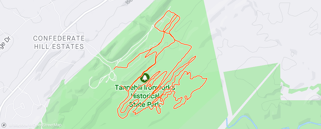 Map of the activity, Perfect weather for an OG IM loop