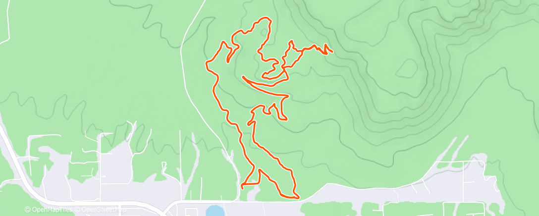 Карта физической активности (freezing wind on my face run)