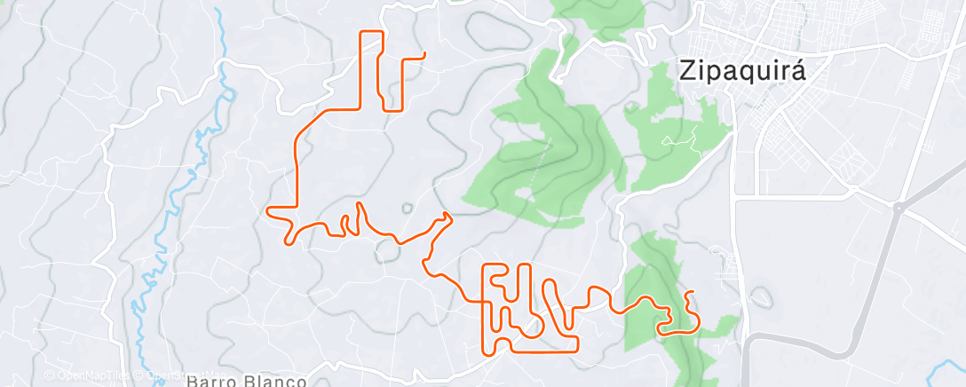Карта физической активности (MyWhoosh - 90 Minute Endurance)