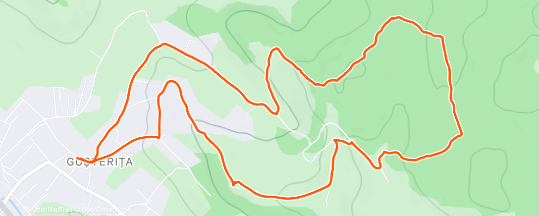 Map of the activity, Gusterita