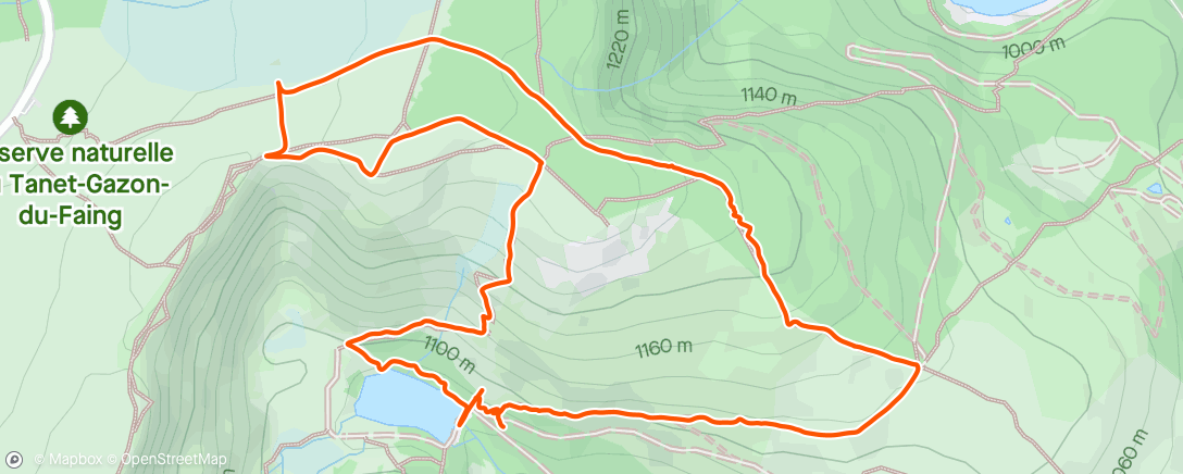 Mapa de la actividad (Morning Hike)