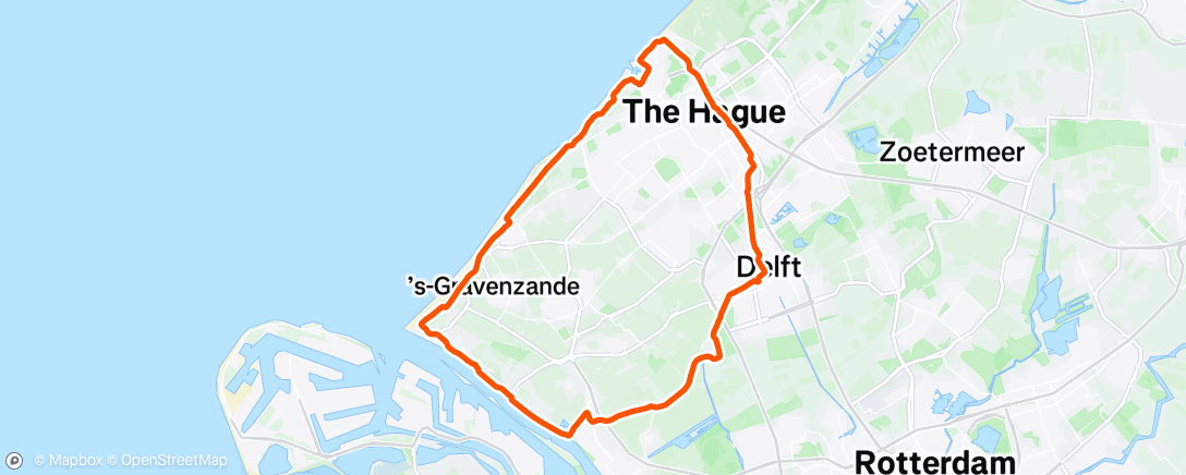 Map of the activity, Lunch Gravel Ride