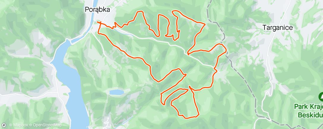Map of the activity, Włodkowa