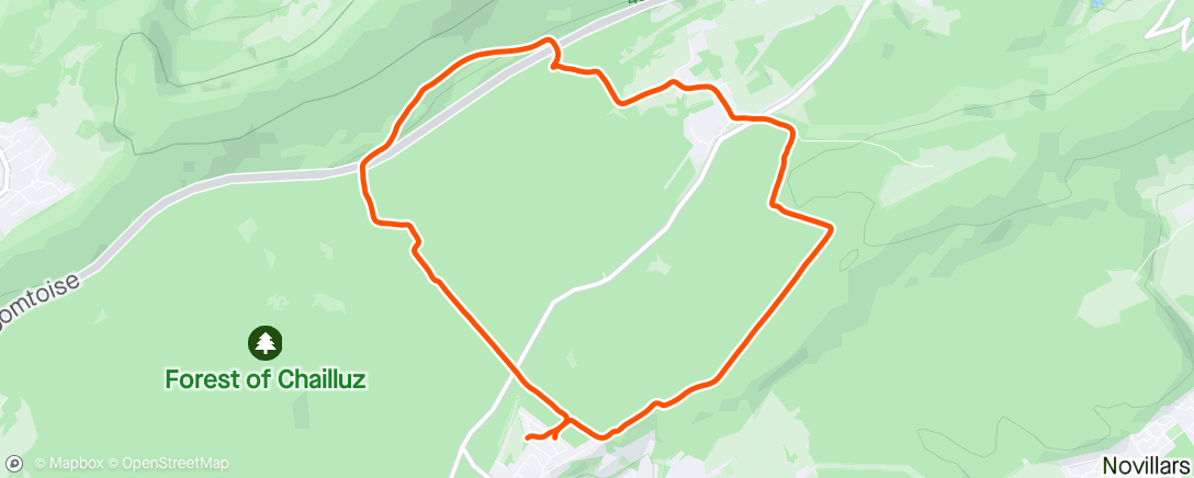 Map of the activity, Toujours en réflexion… 35 ou 60km 🤔