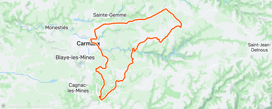 Carte de l'activité