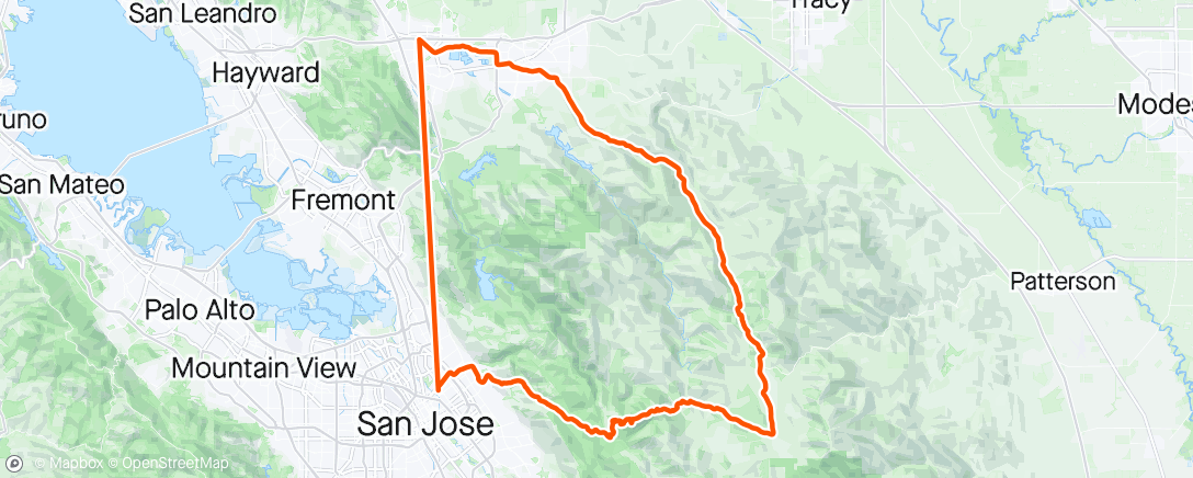 Map of the activity, Mt Ham + Mines rd + BART