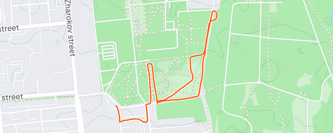 Map of the activity, Забег обещаний 2026