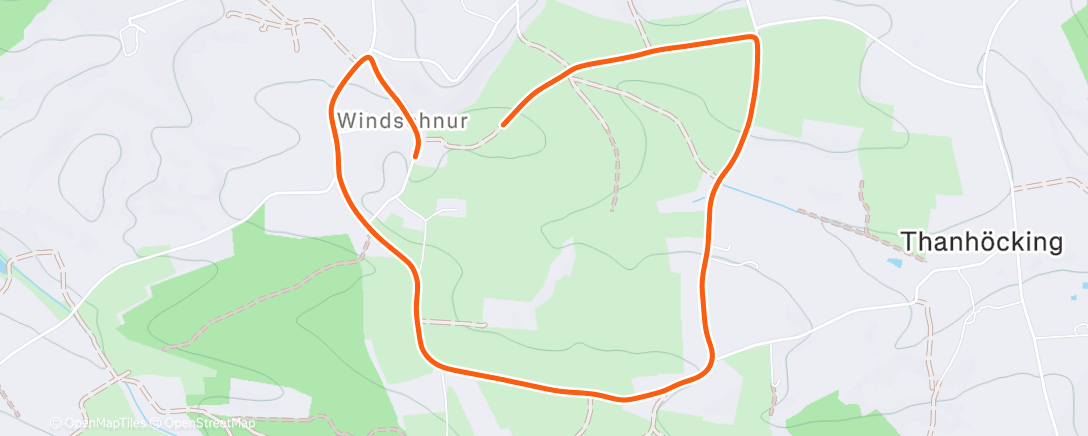 Карта физической активности (Wanderung am Nachmittag)