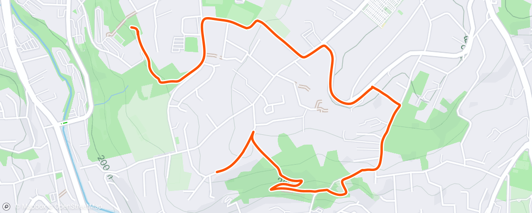 Mappa dell'attività Trail dans l'après-midi