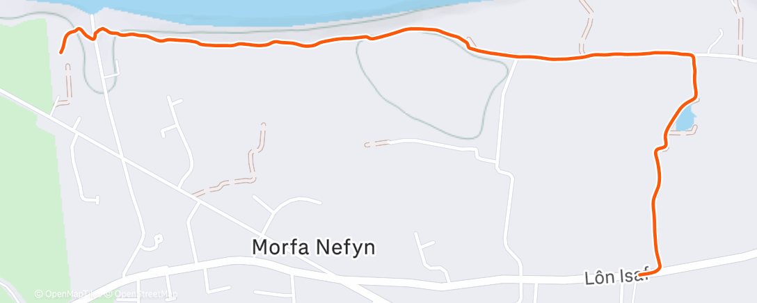 Map of the activity, Morning Walk