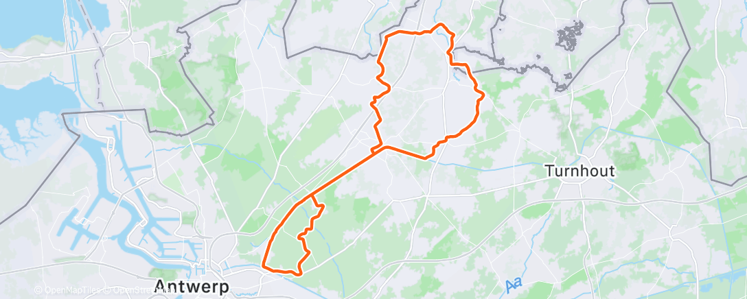 Map of the activity, Middagrit