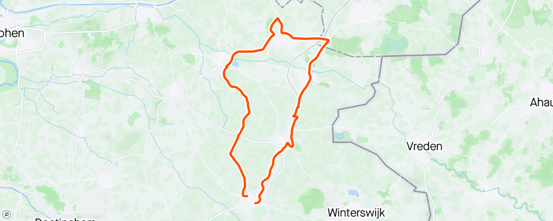 Map of the activity, Rondje Needse Berg