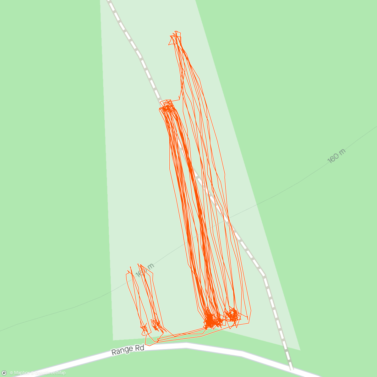 Map of the activity, Archery
